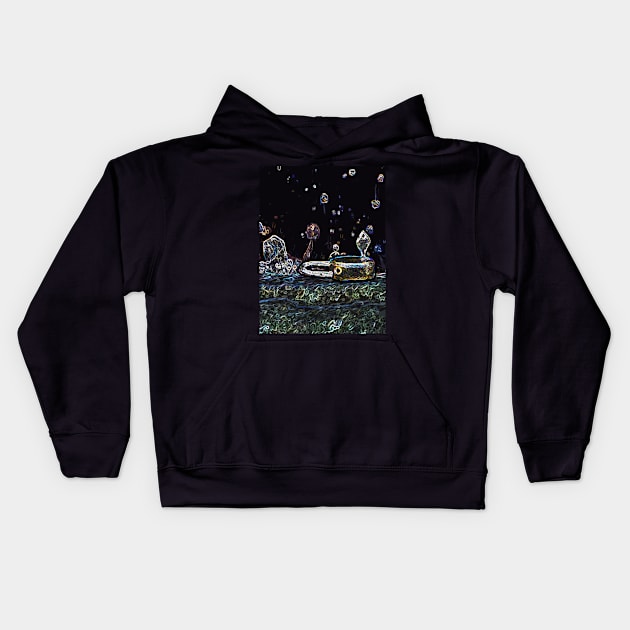 Key to the rain Kids Hoodie by thresh